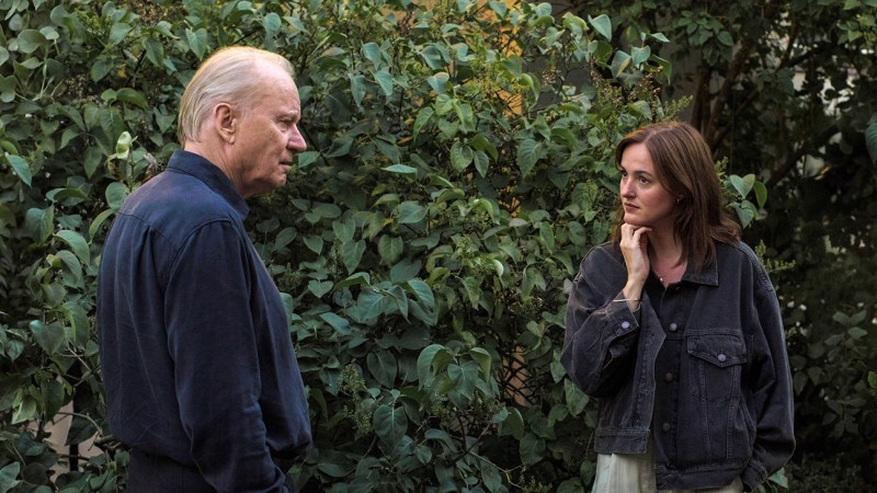 Valor Sentimental, da esquerda para a direita: Stellan Skarsgård, Renate Reinsve, 2025.