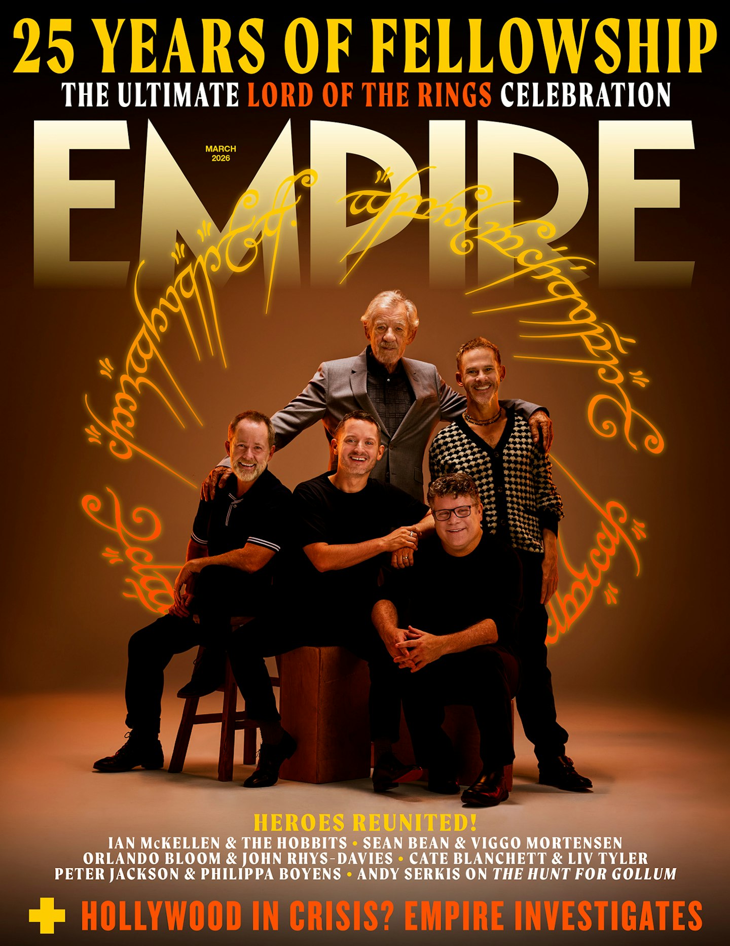 Empire – março de 2026 – Capa de 25º aniversário de O Senhor dos Anéis